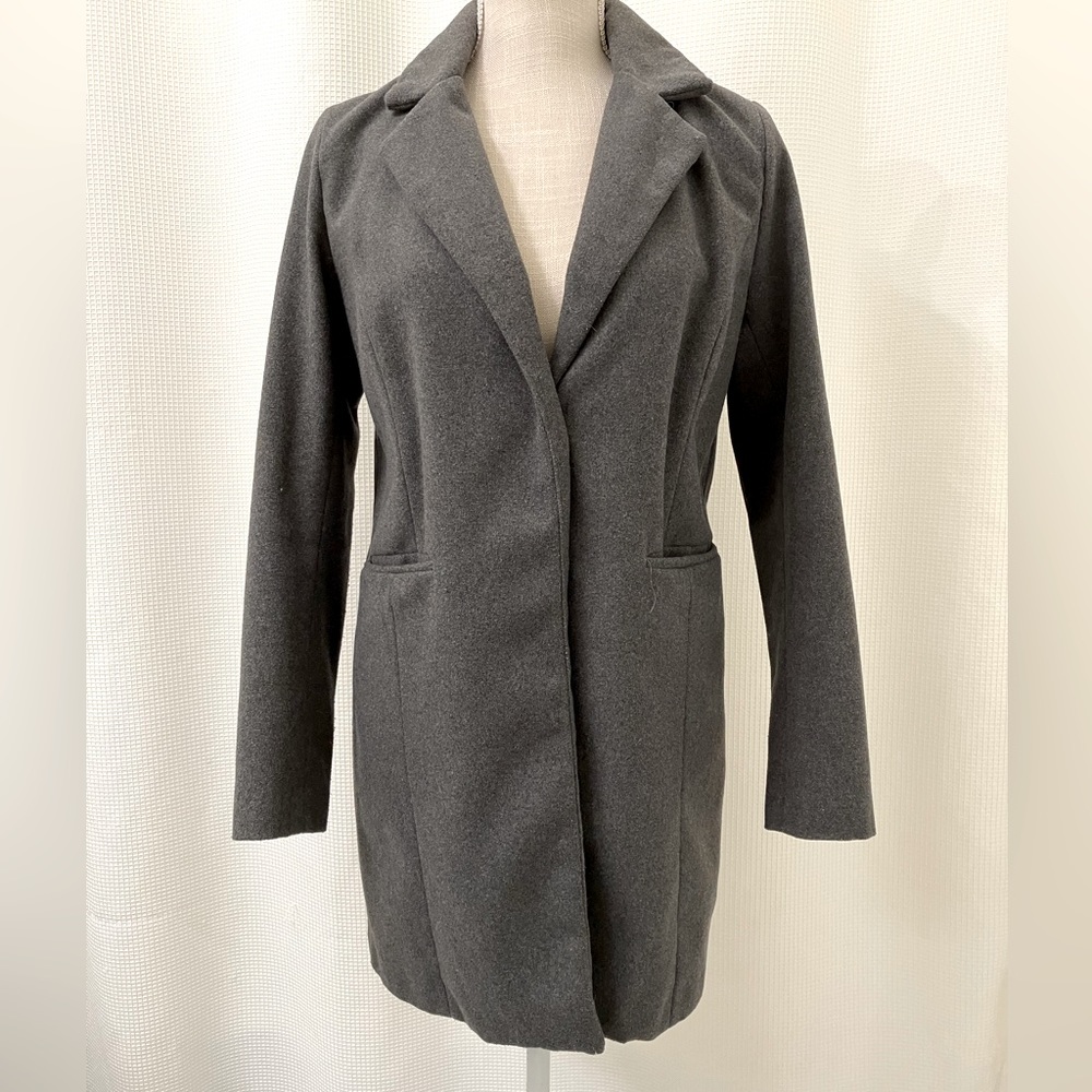 Gray wool coat, Charlotte Russe, size S